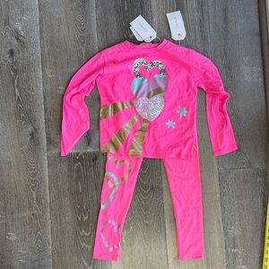 Billieblush Pink and Gold Kids Matching Set 0409